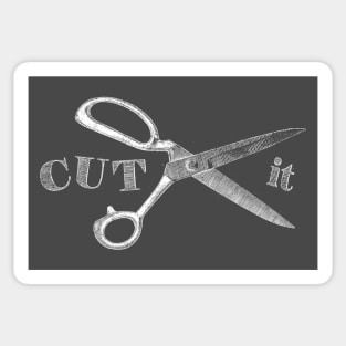 Cut it Sticker